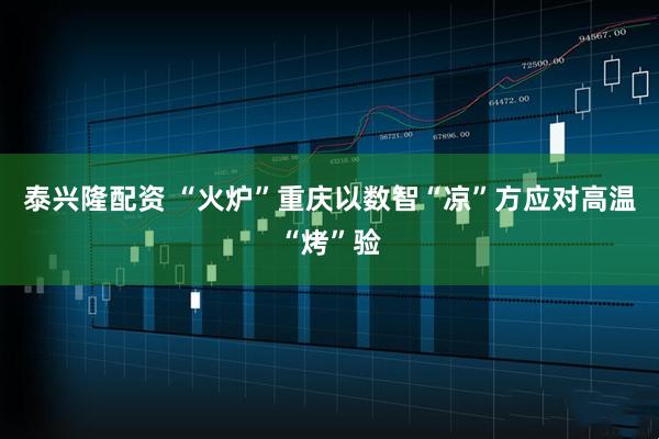 泰兴隆配资 “火炉”重庆以数智“凉”方应对高温“烤”验